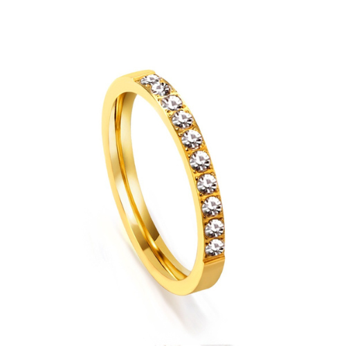 Iona half eternity ring - gold or silver