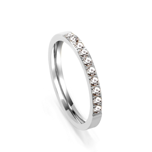 Iona half eternity ring - gold or silver