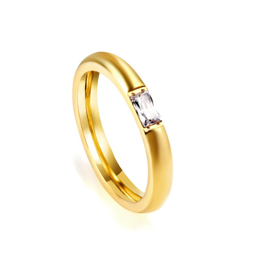 Single stone ring