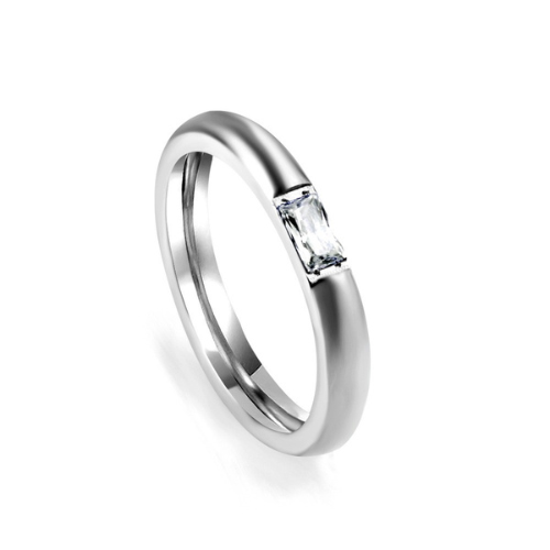 Single stone ring